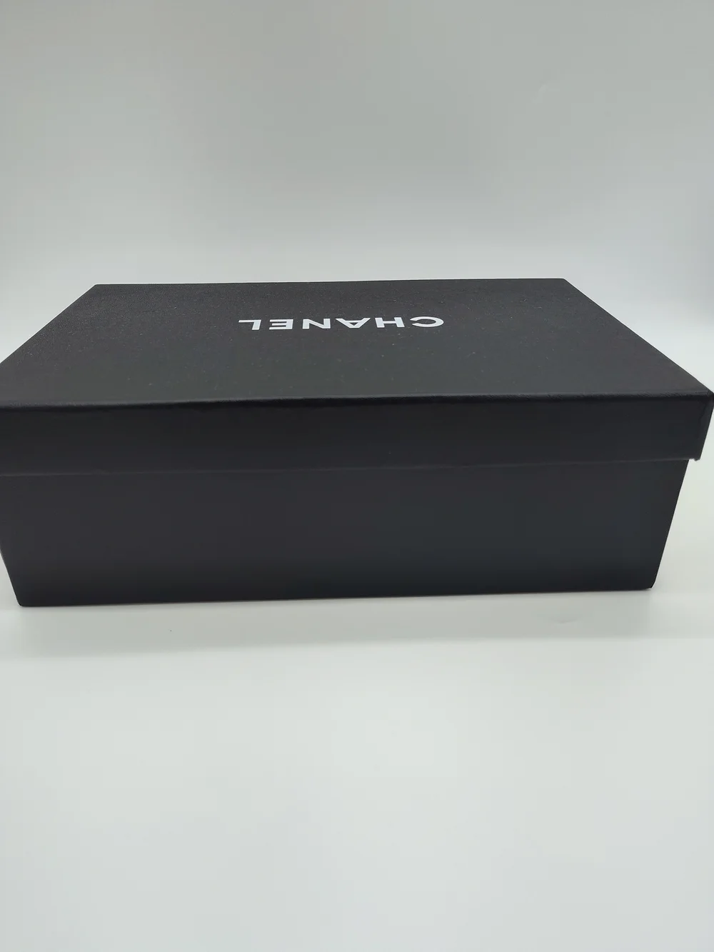 CHANEL Shoe Box Complete Packaging Ribbon Card Tissue Collector Display Set
